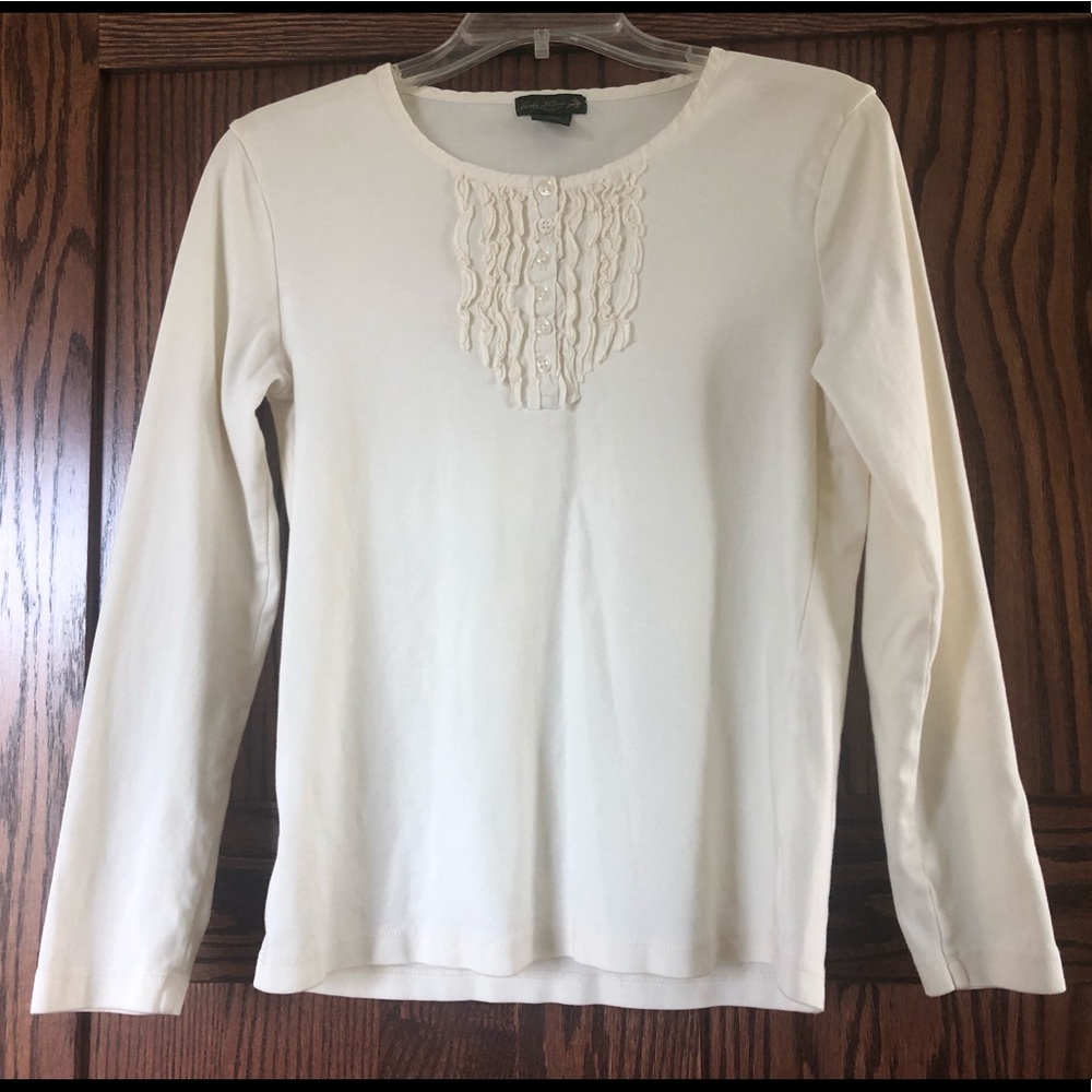 🌻 (3/$20) Ivory Size S Long Sleeve Shirt